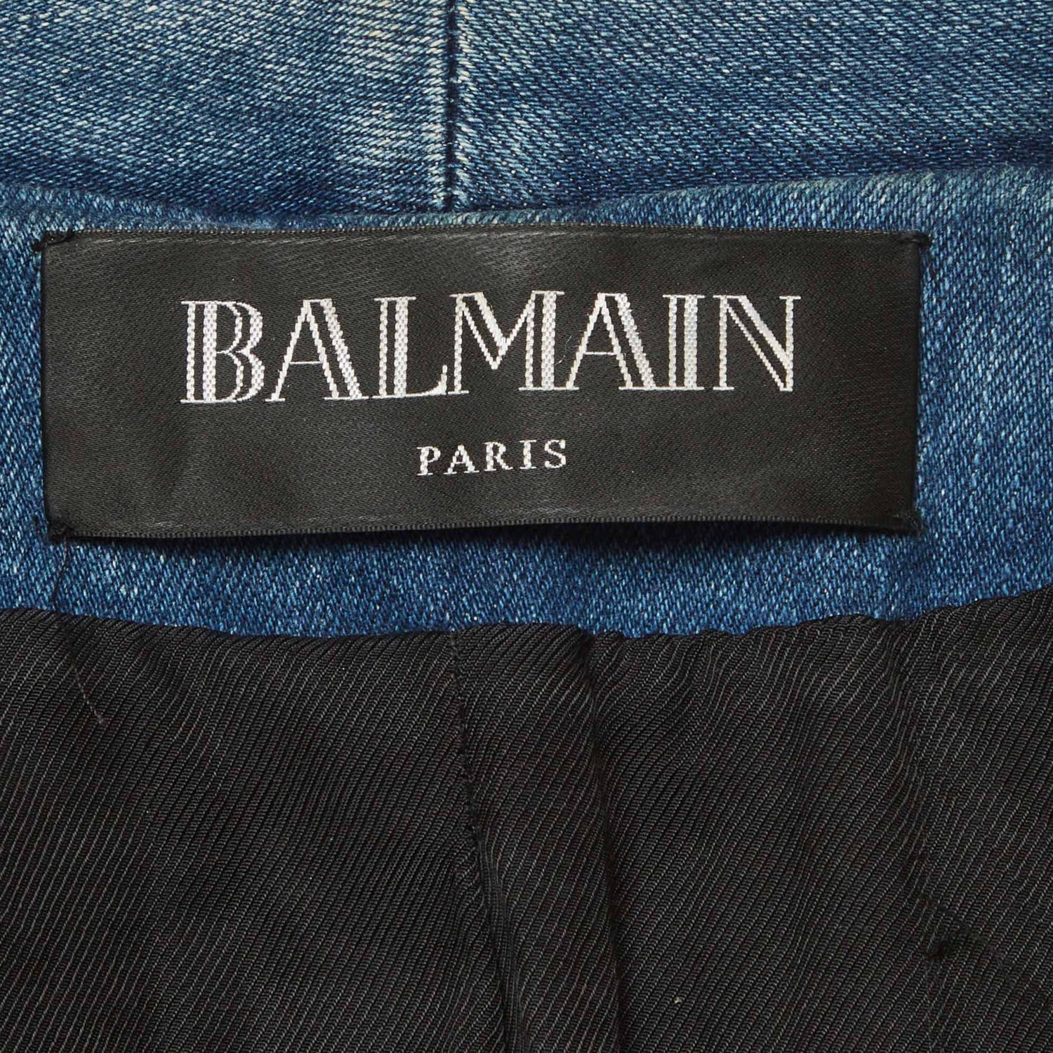 Women's Washed Denim Button Detail Jacket