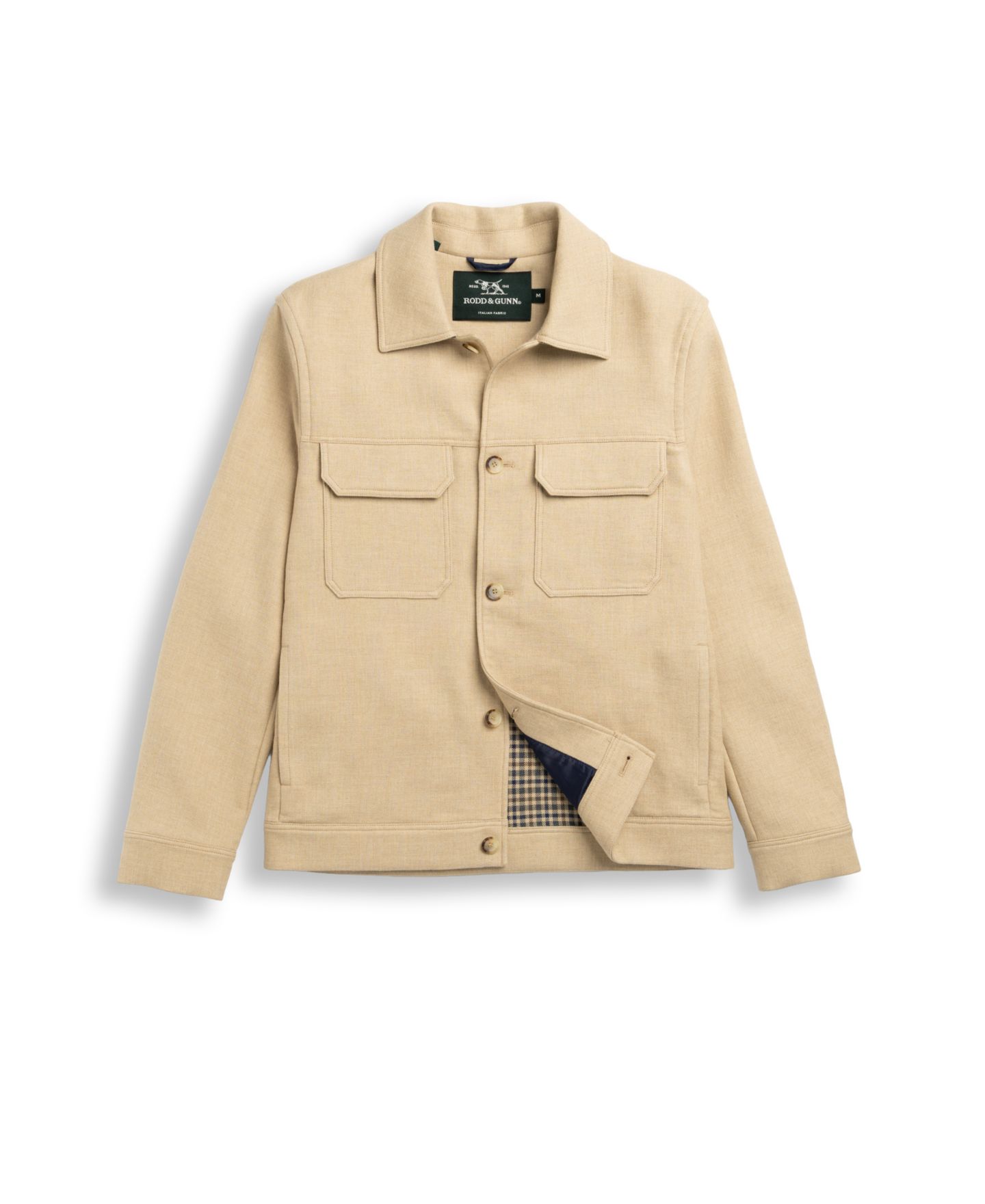 Мужская куртка Rodd & Gunn Rodd Gunn Oates Canyon Cotton, цвет: Бежевый — фото 8