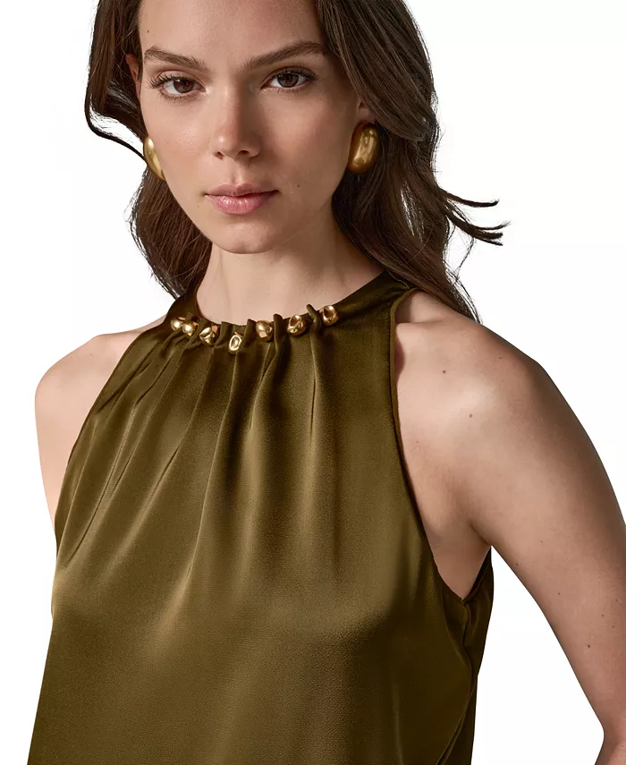 Women's Crewneck Sleeveless Top - thumbnail 8