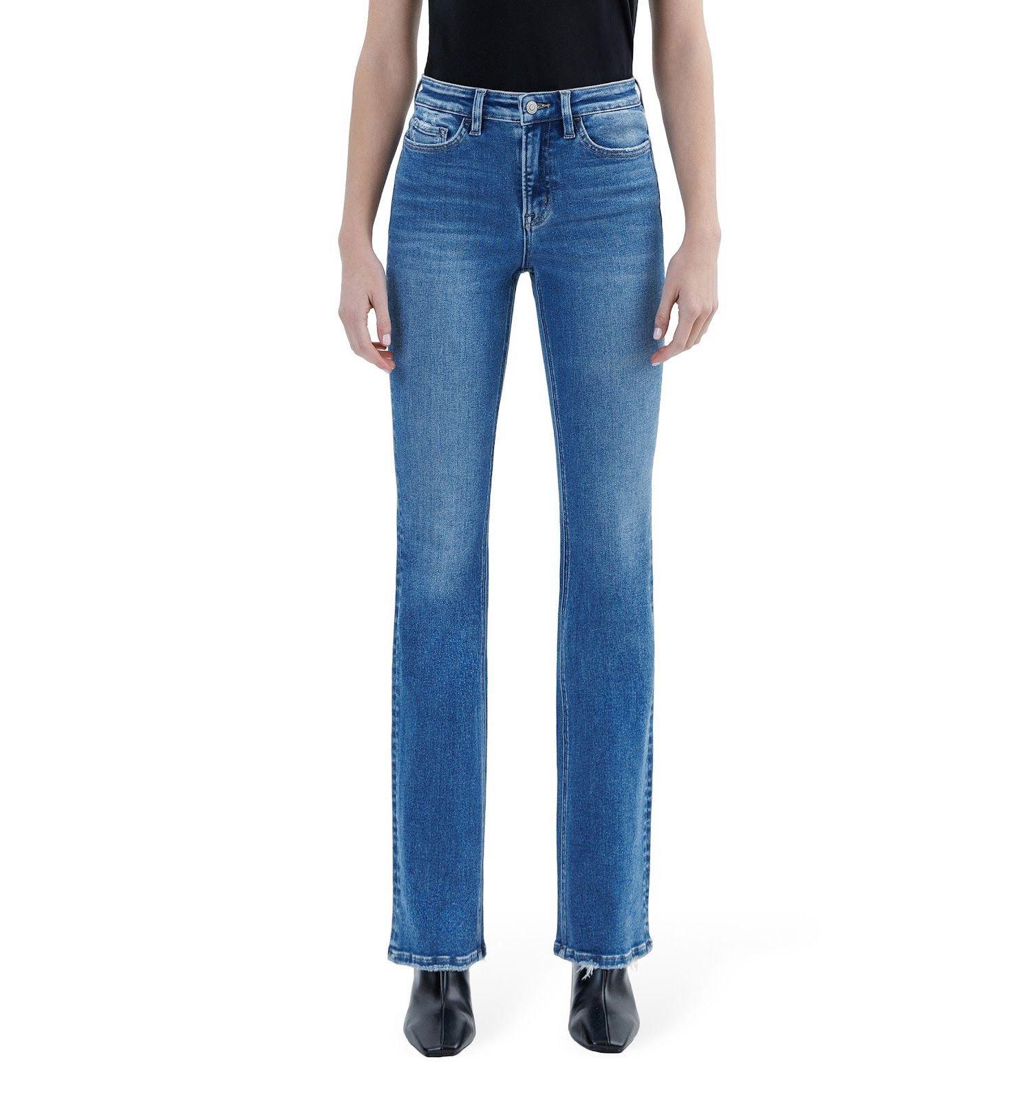 Women's High Rise Full Length Bootcut Jeans