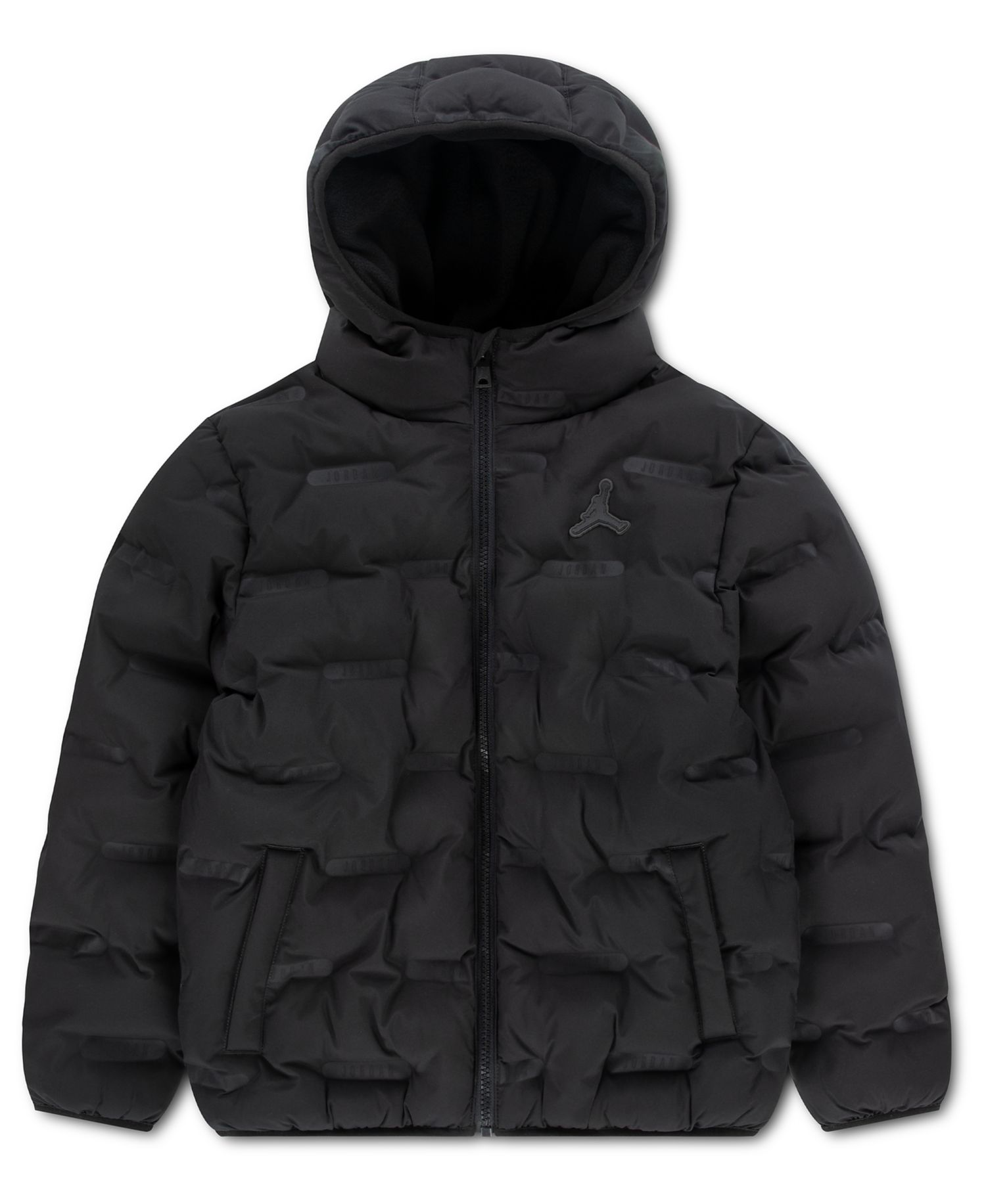 Boys' 8-20 Heat Debossed Midweight Long-Sleeve Puffer Jacket