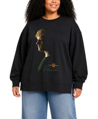 Plus Size Peeta Portrait Fleece Sweatshirt