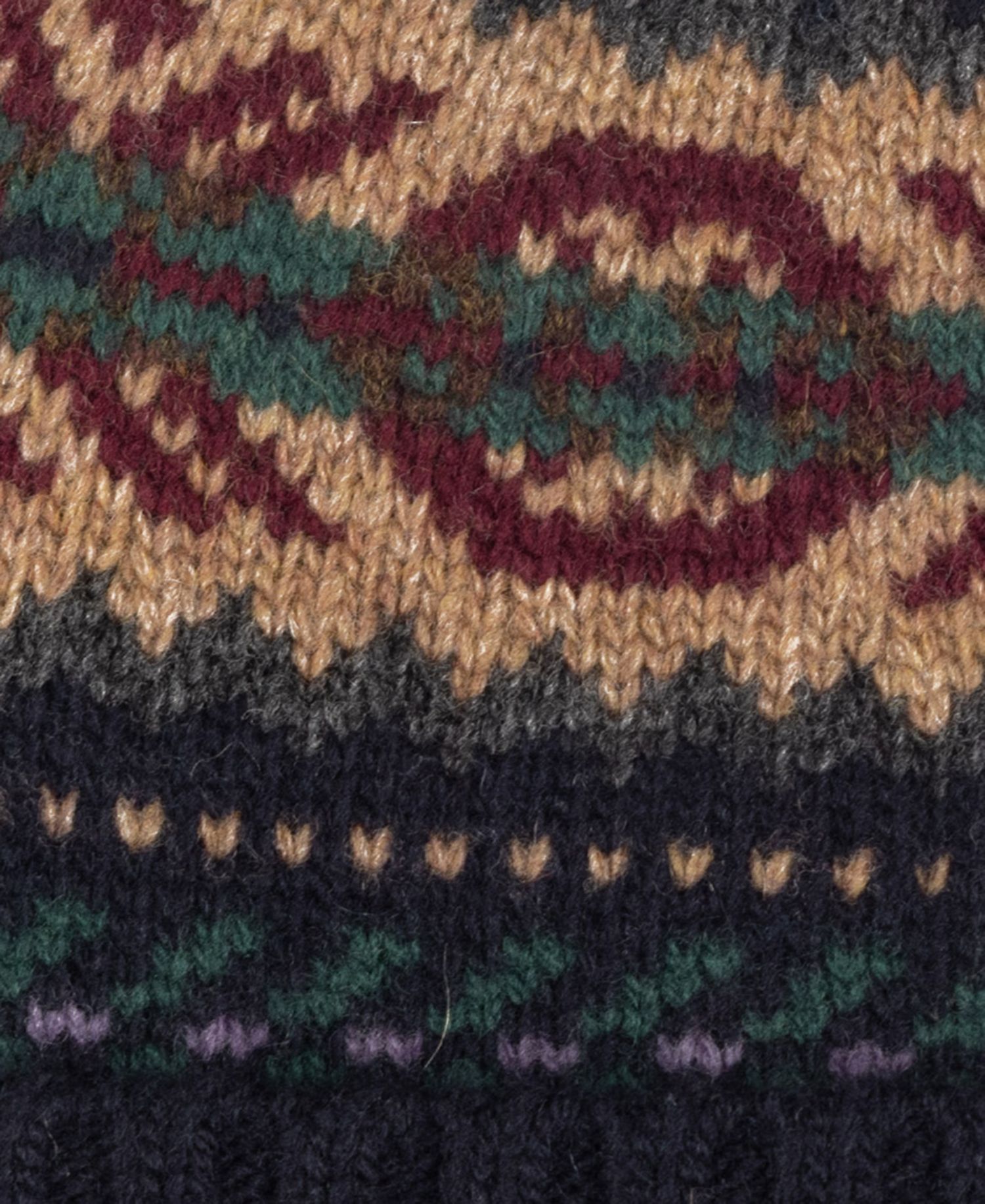 Men's Fair Isle Pattern Beanie
