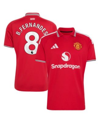 Men's Bruno Fernandes Red Manchester United 2026/27 Home Replica Jersey