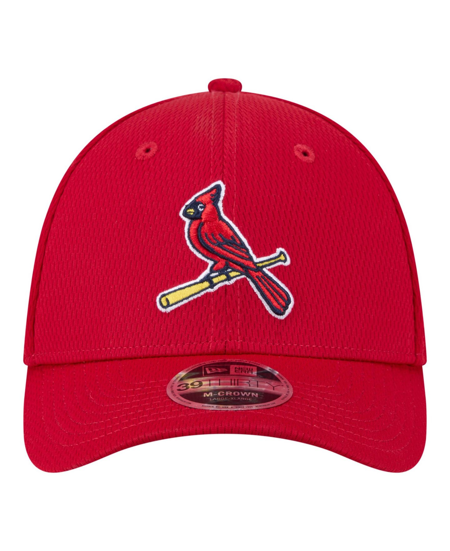 Мужская кепка New Era Red St. Louis Cardinals Dash 39THIRTY Flex Hat — фото 2