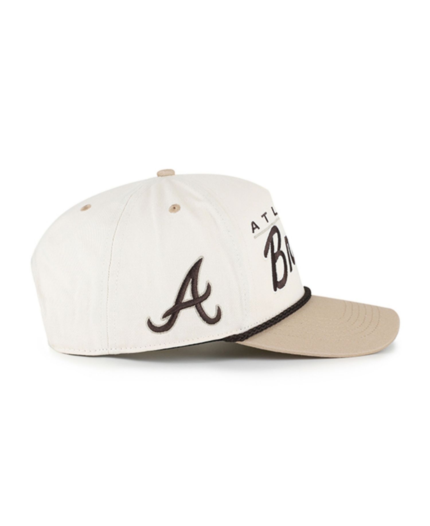 Men's Natural/Tan Atlanta Braves Neutral Terrain Hitch Rope Adjustable Hat