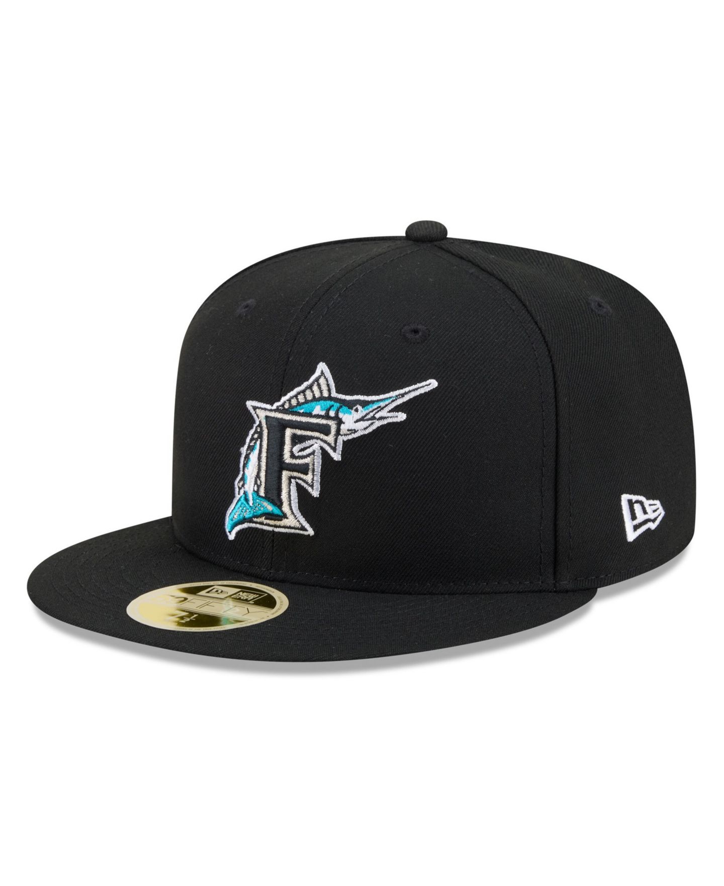 Мужская кепка New Era Black Florida Marlins 2026 Baseball Hall of Fame 59FIFTY Fitted Hat — фото 2