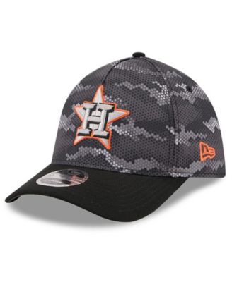 Men's Black Houston Astros Camo 39THIRTY A-Frame Flex Hat