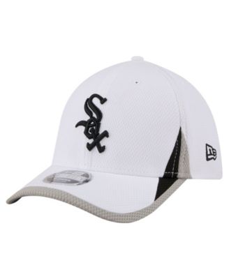 Men's White Chicago White Sox Cut n Sew 39THIRTY Flex Hat