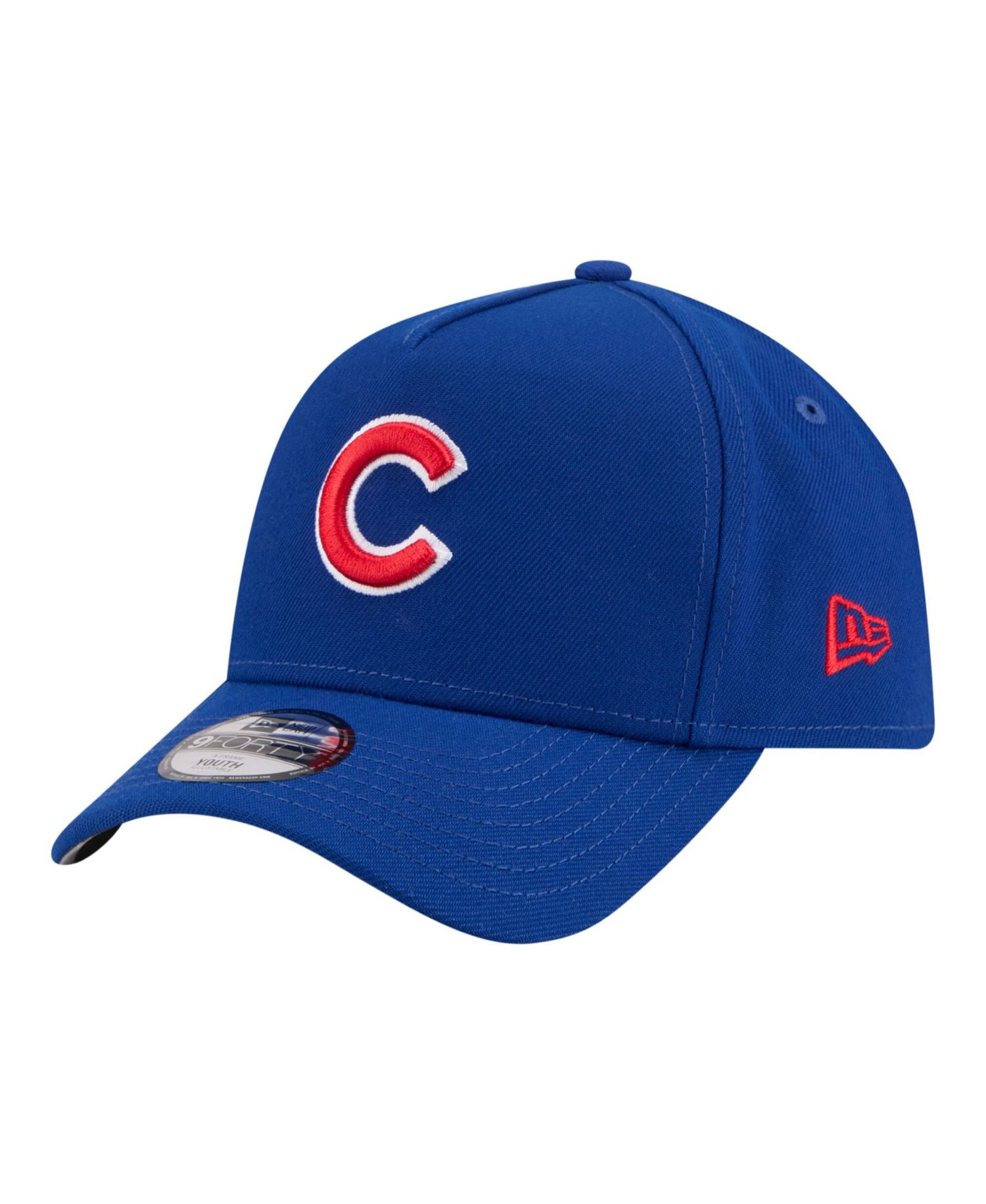 Big Boys and Girls Royal Chicago Cubs 9FORTY A-Frame Adjustable Hat