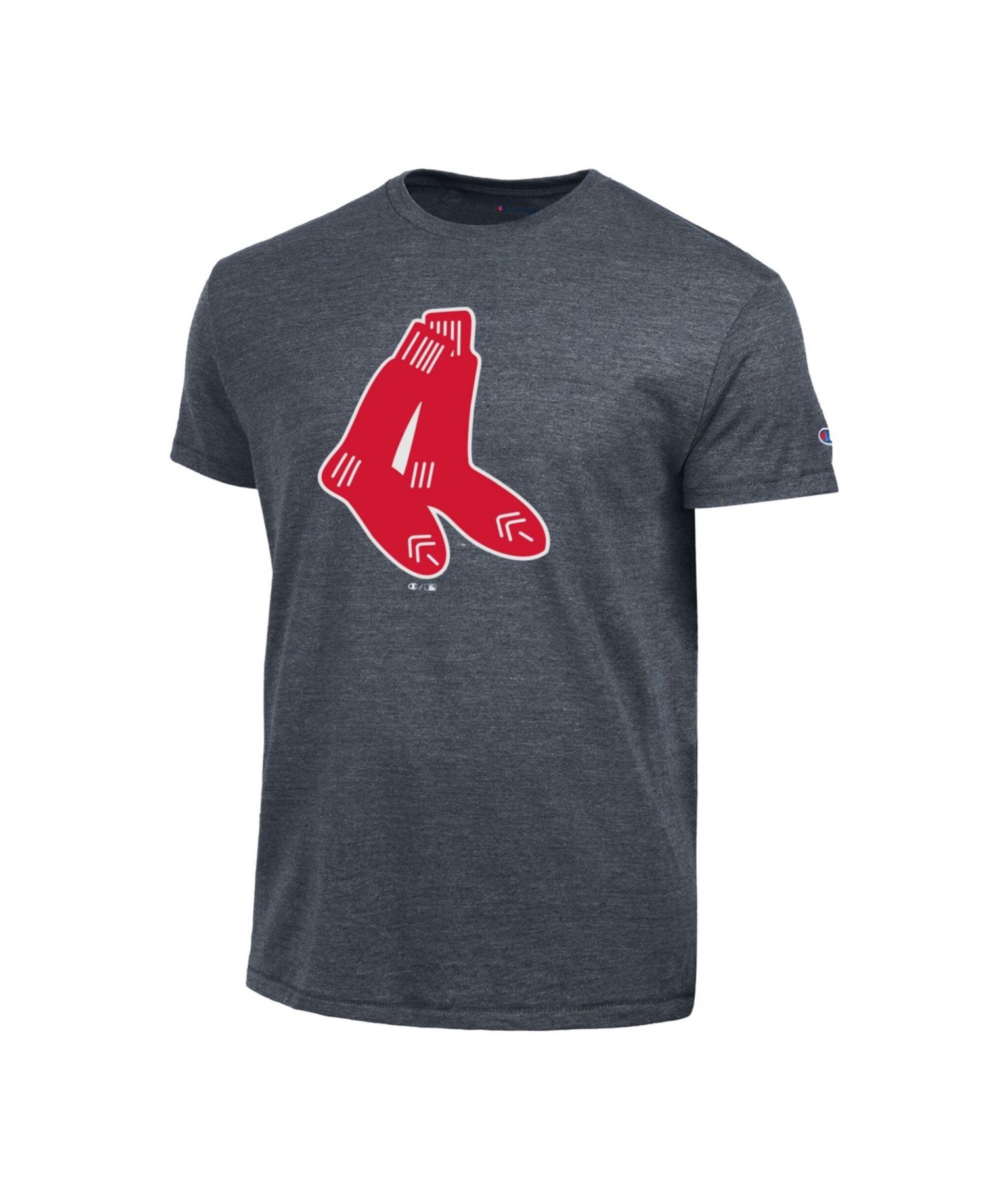 Men's Navy Boston Red Sox Cooperstown Logo Tri-Blend T-Shirt