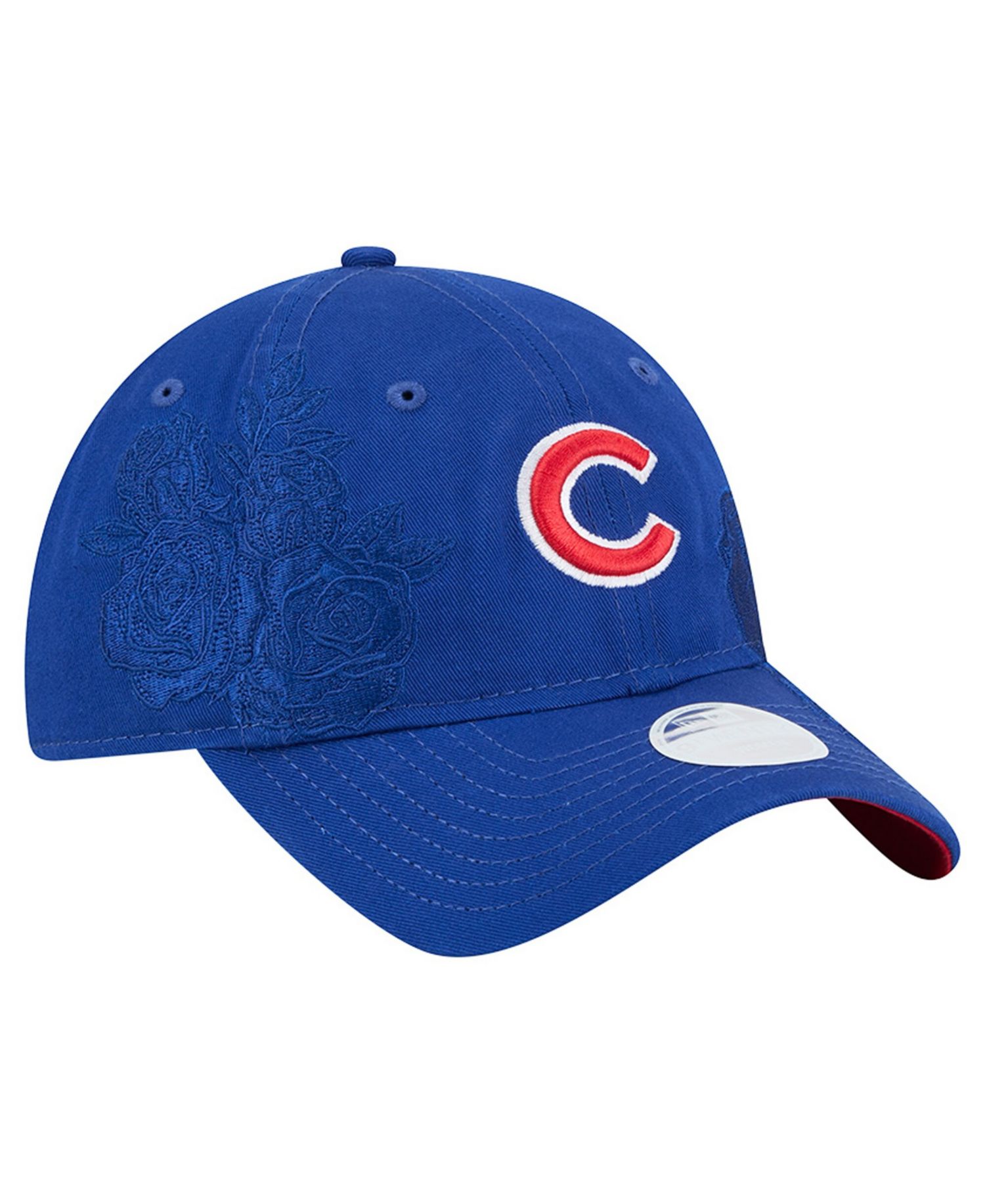 Women's Royal Chicago Cubs Roses 9TWENTY Adjustable Hat