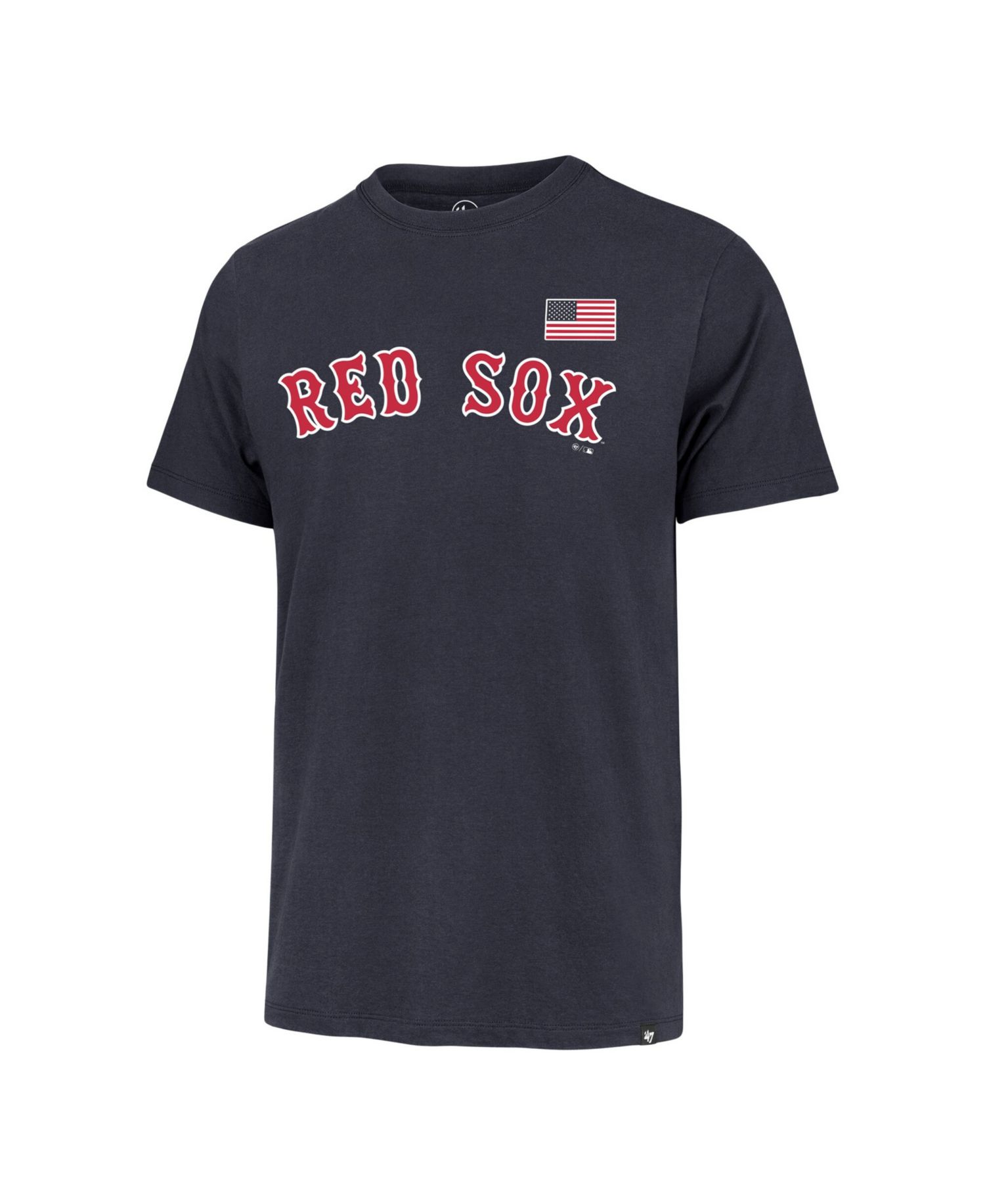 Men's Navy Boston Red Sox Heritage U.S. Flag T-Shirt