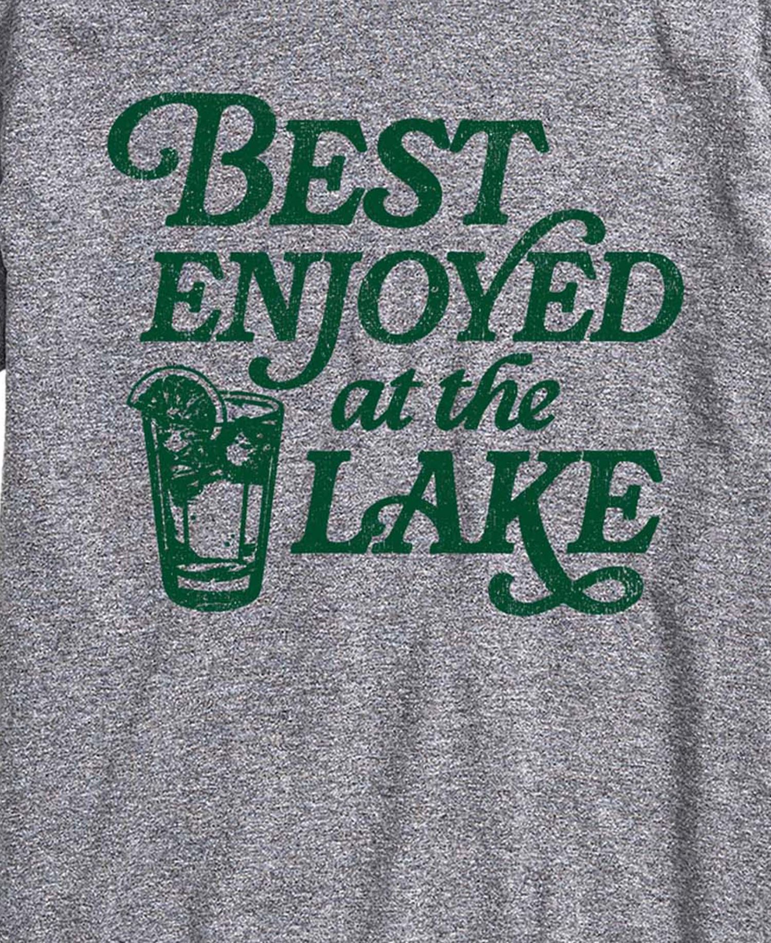 Men's Instant Message Best Enjoyed At The Lake Graphic T-Shirt