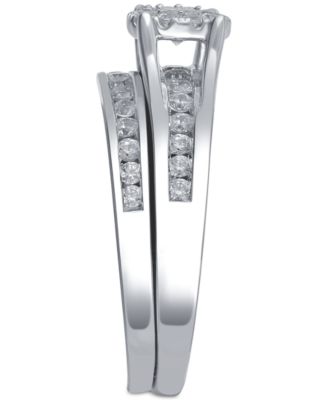 Diamond Bridal Channel Set (1 ct. t.w.) in 14k White, Yellow or Rose Gold