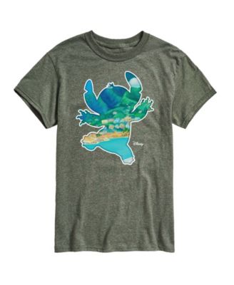 Men's Lilo and Stitch Silhouette Scene Graphic T-Shirt