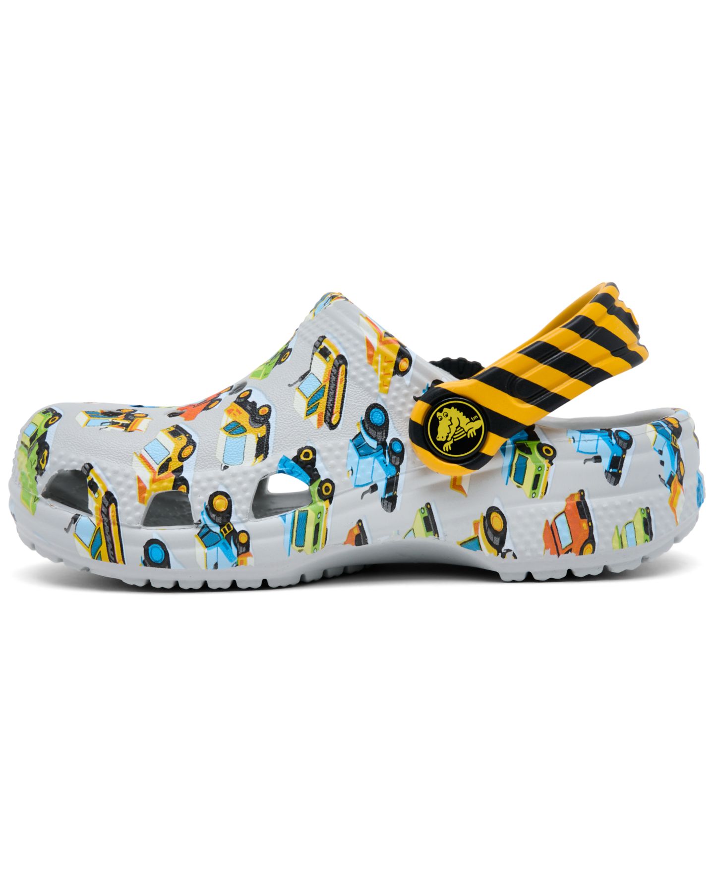 Детские сабо Crocs Classic с грузовиком-стройкой, Finish Line, цвет: Atmosphere — фото 3