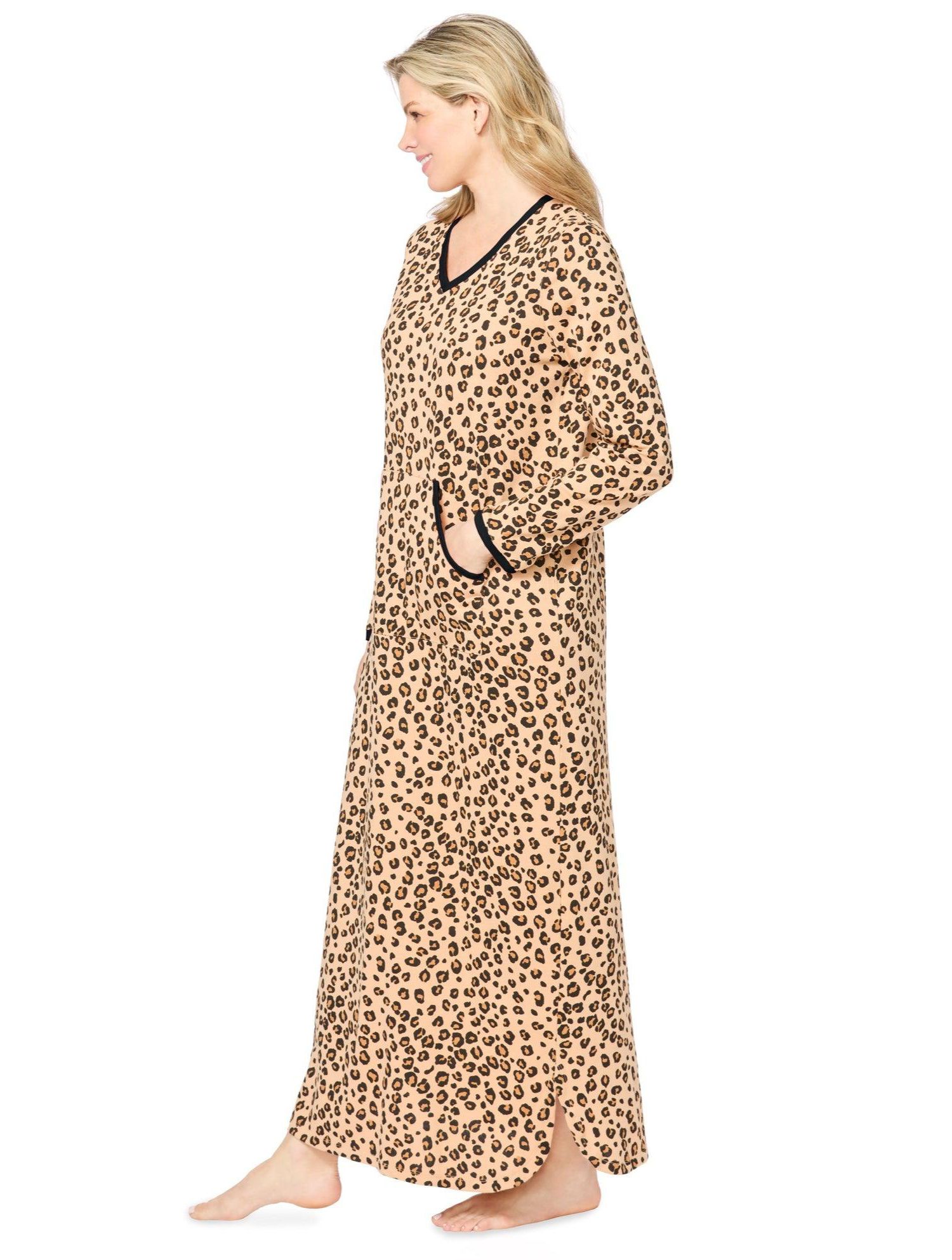 Women's Dreams and Co. Long Printed Sleep Shirt