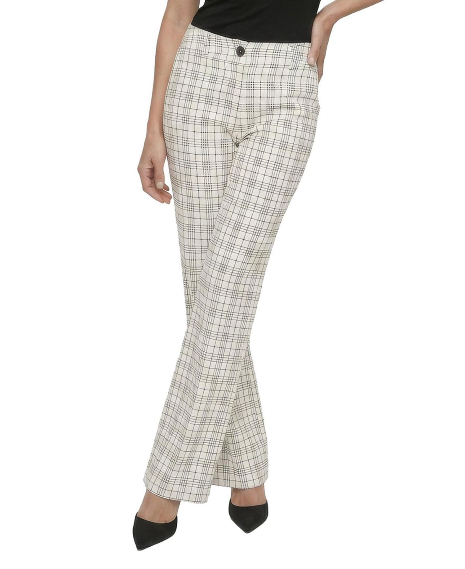 Women's Chess Check Print Trouser