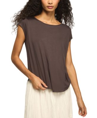 Women's Sandwash Strappy Back Short-Sleeve T-Shirt