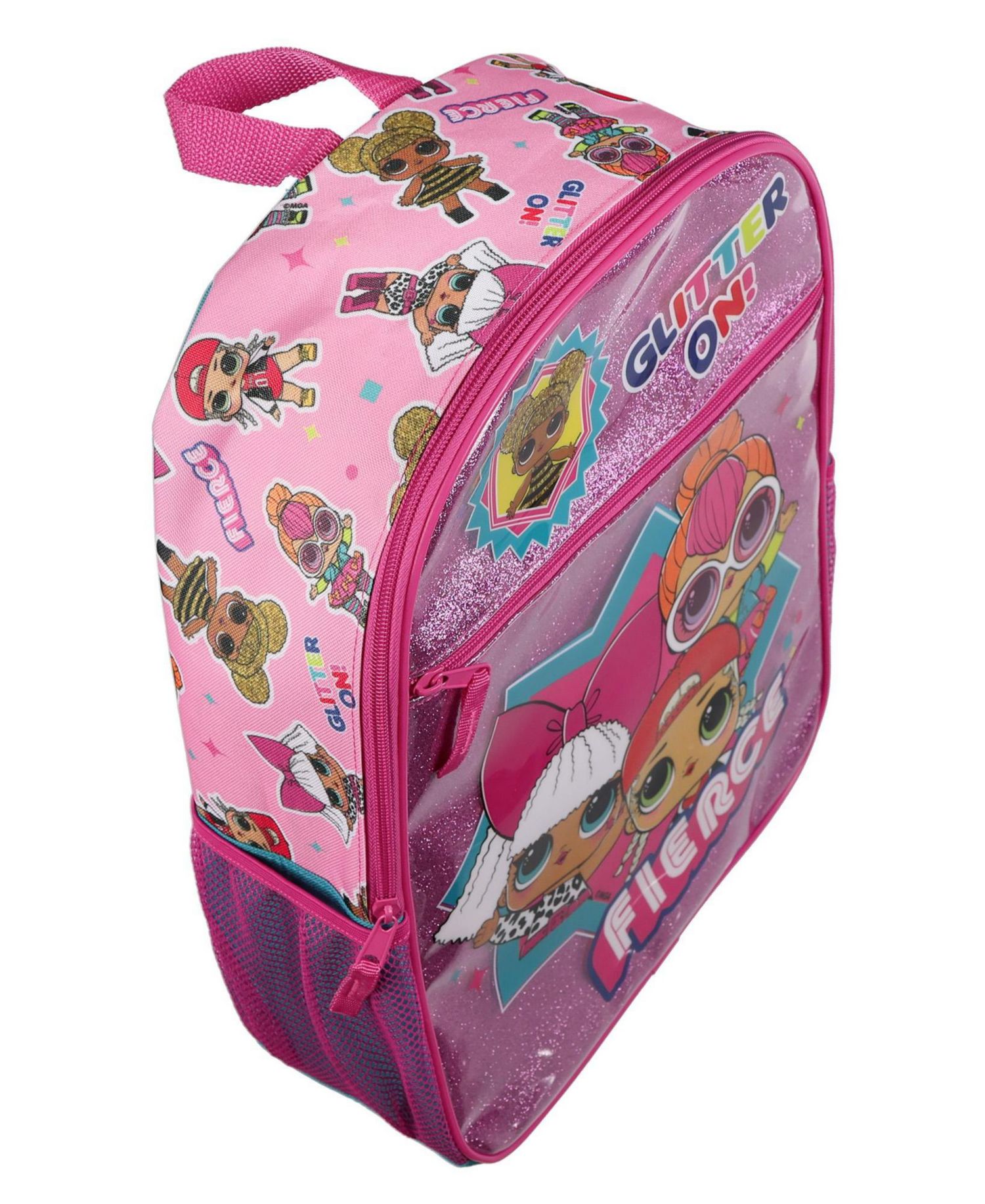 Backpack 16" Glitter On! Queen B Diva Neon Q.T. and M.C. Swag Book Bag