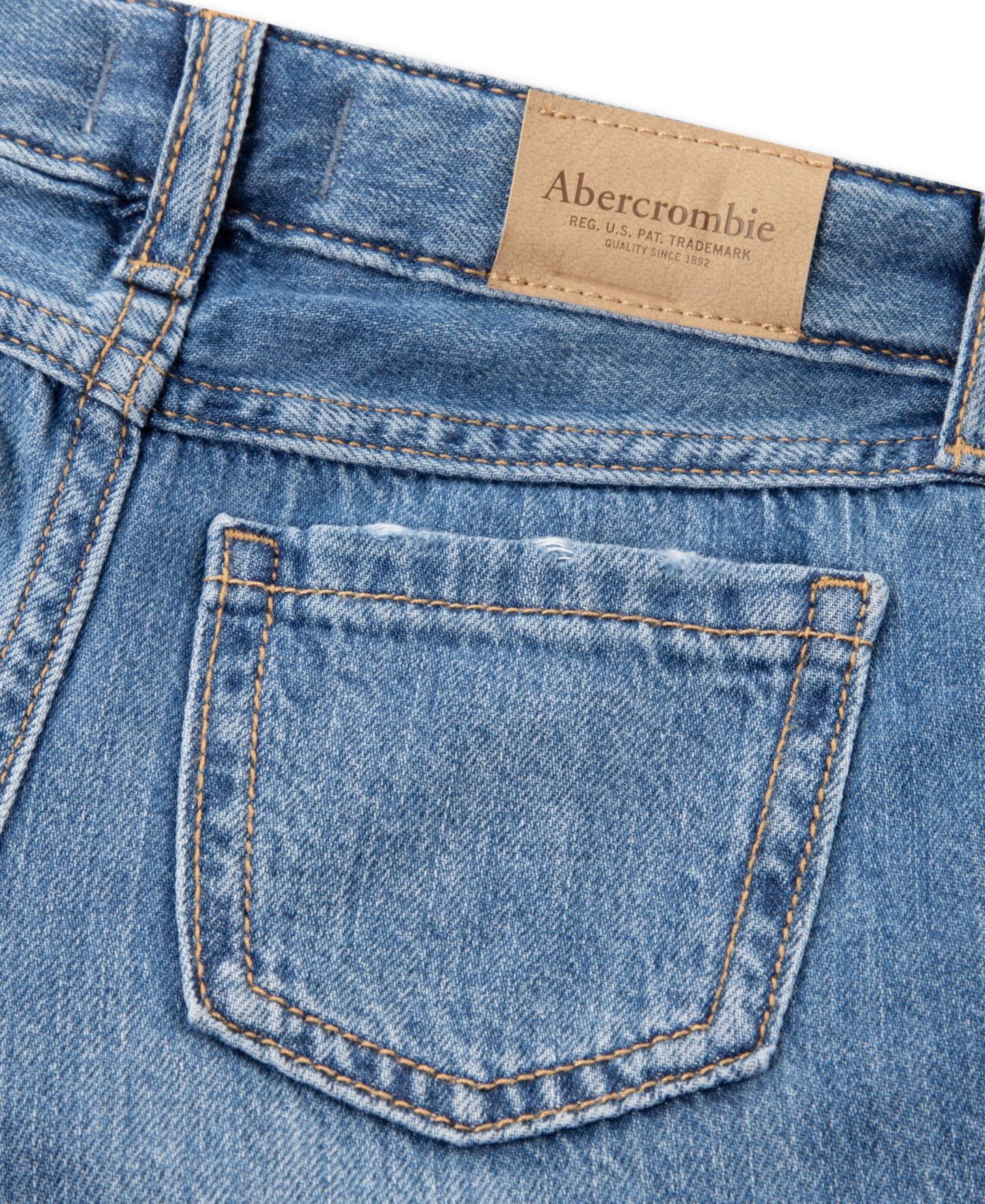 Джинсы abercrombie kids Bow Baggy Jeans для девочек-малышей, цвет: Синий — фото 4