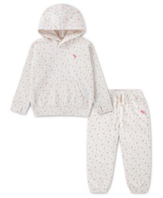 Toddler Girls' 2T-5T Essential Hoodie and Pants, 2-Piece Set