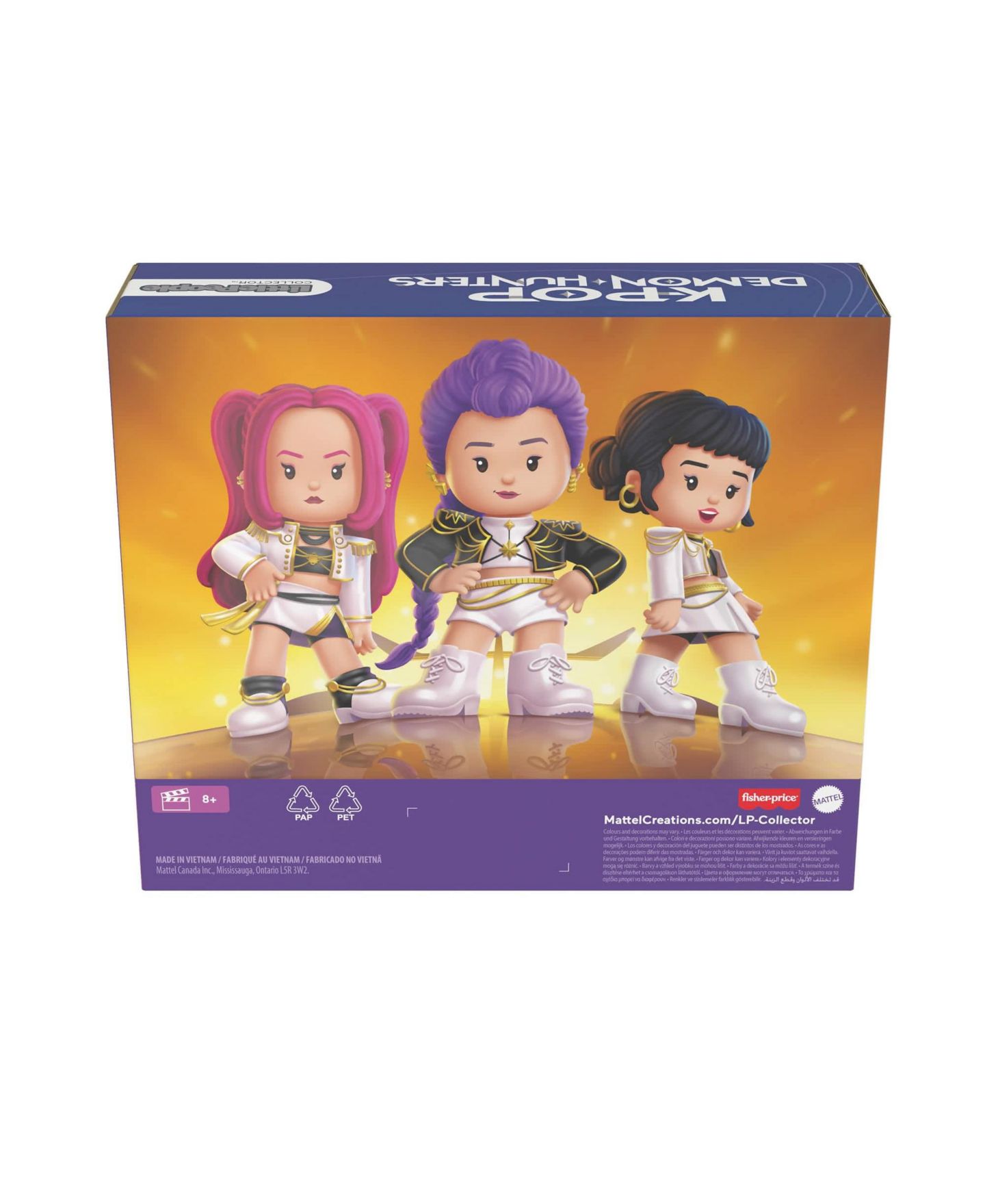 Детские фигурки Little People KPop Demon Hunters: HUNTR/X Special Edition 3-Piece Action Figure Set — фото 6