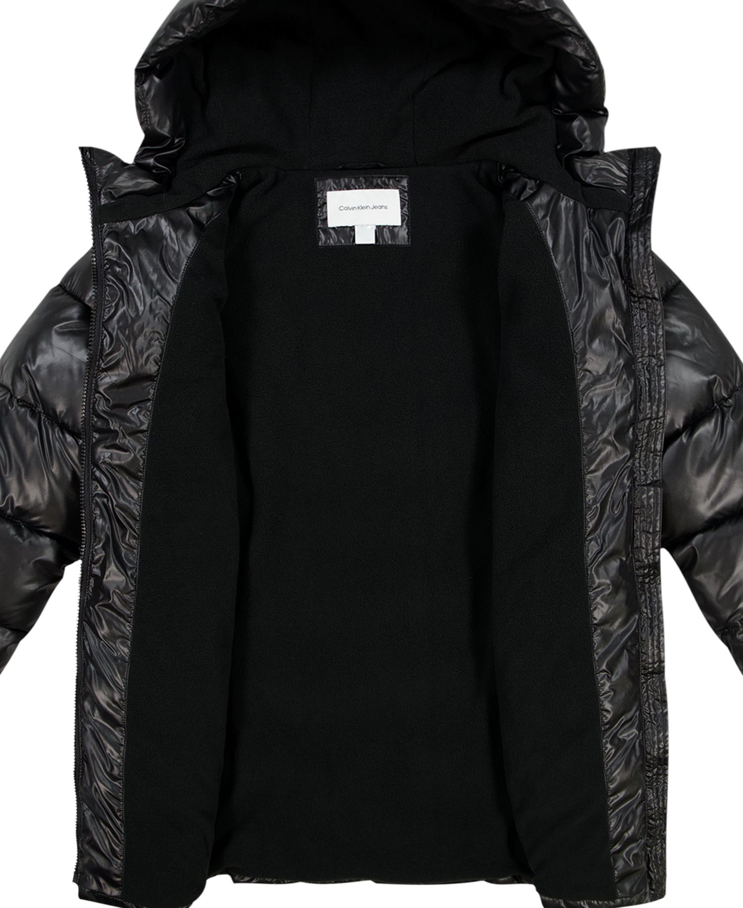 Girls' 7-16 Hooded Neck Puffer Jacket