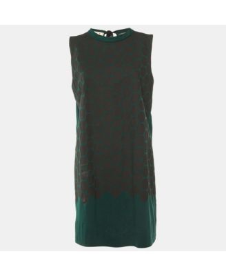 Women's Polka Dotted Cotton Sleeveless Shift Dress