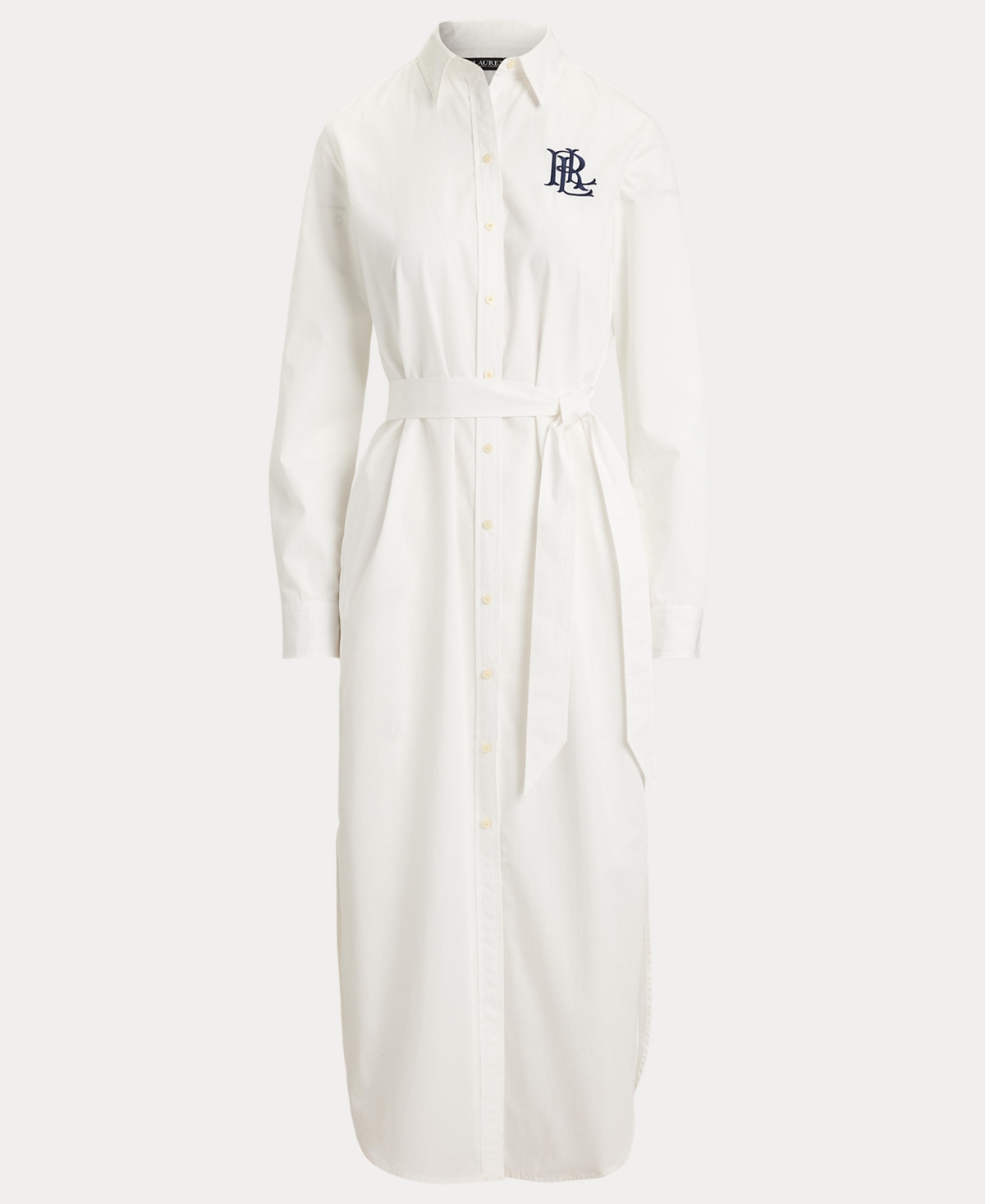 Lauren Ralph Women's Button-Down Collared Dress