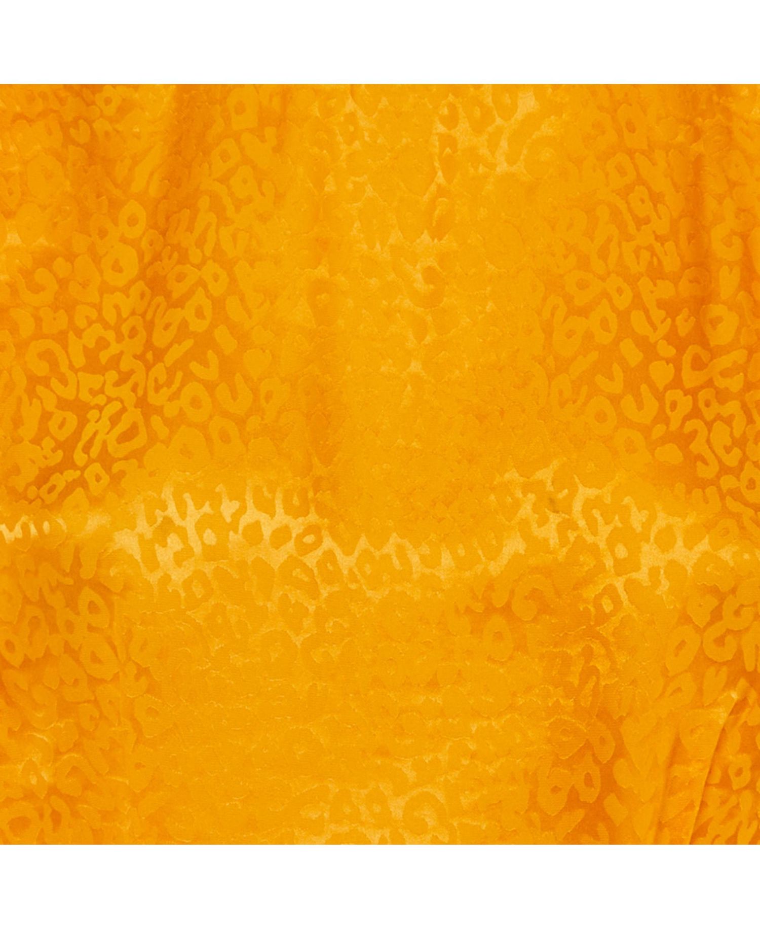 Women's Marigold Satin Jacquard Asymmetrical Midi Dress