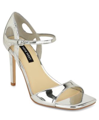 Women's Paddie Square Toe Stiletto Dress Sandals