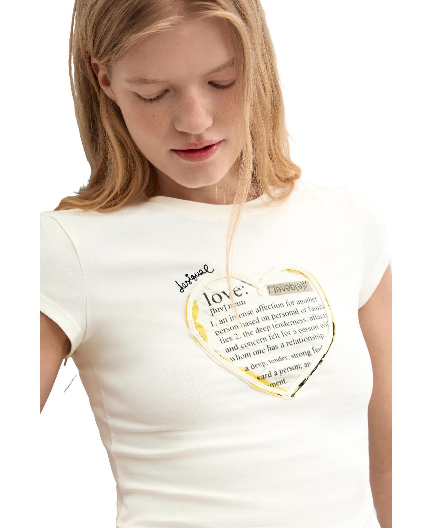 Women's T-shirt With Message Print