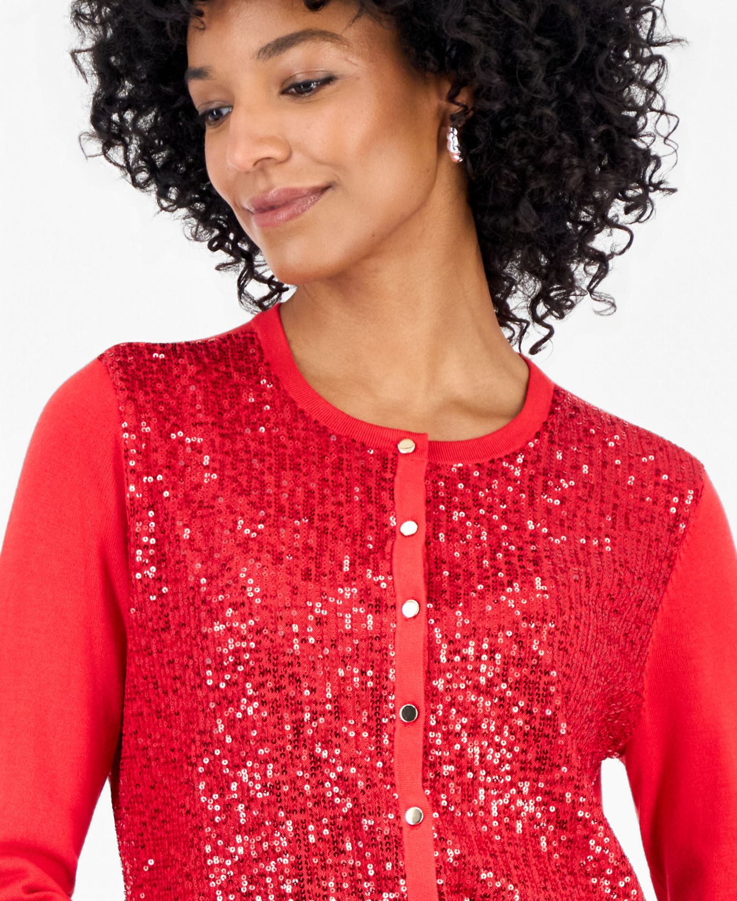 Women's Sequin Party Cardigan
