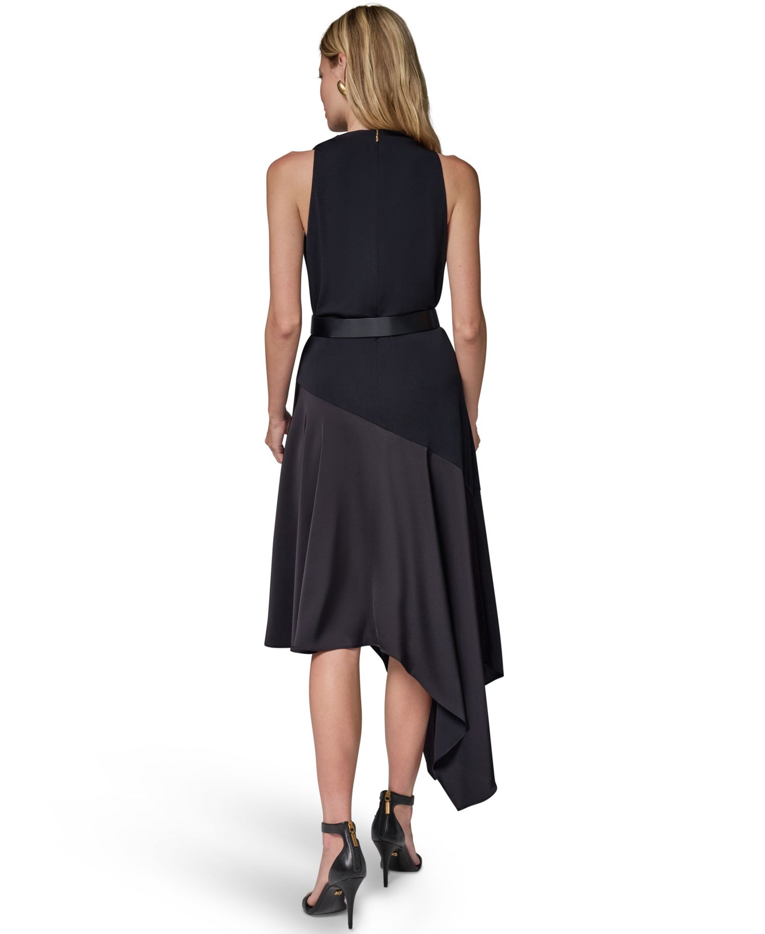 Women's Jersey High-Low Fit & Flare Dress