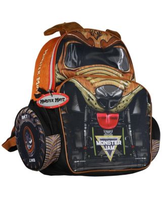 Backpack 16 Inch Monster Mutt Top Dog Book Bag with 3D Ears