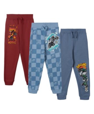 Boys'(5-12) Fleece Jogger Pants Multipack