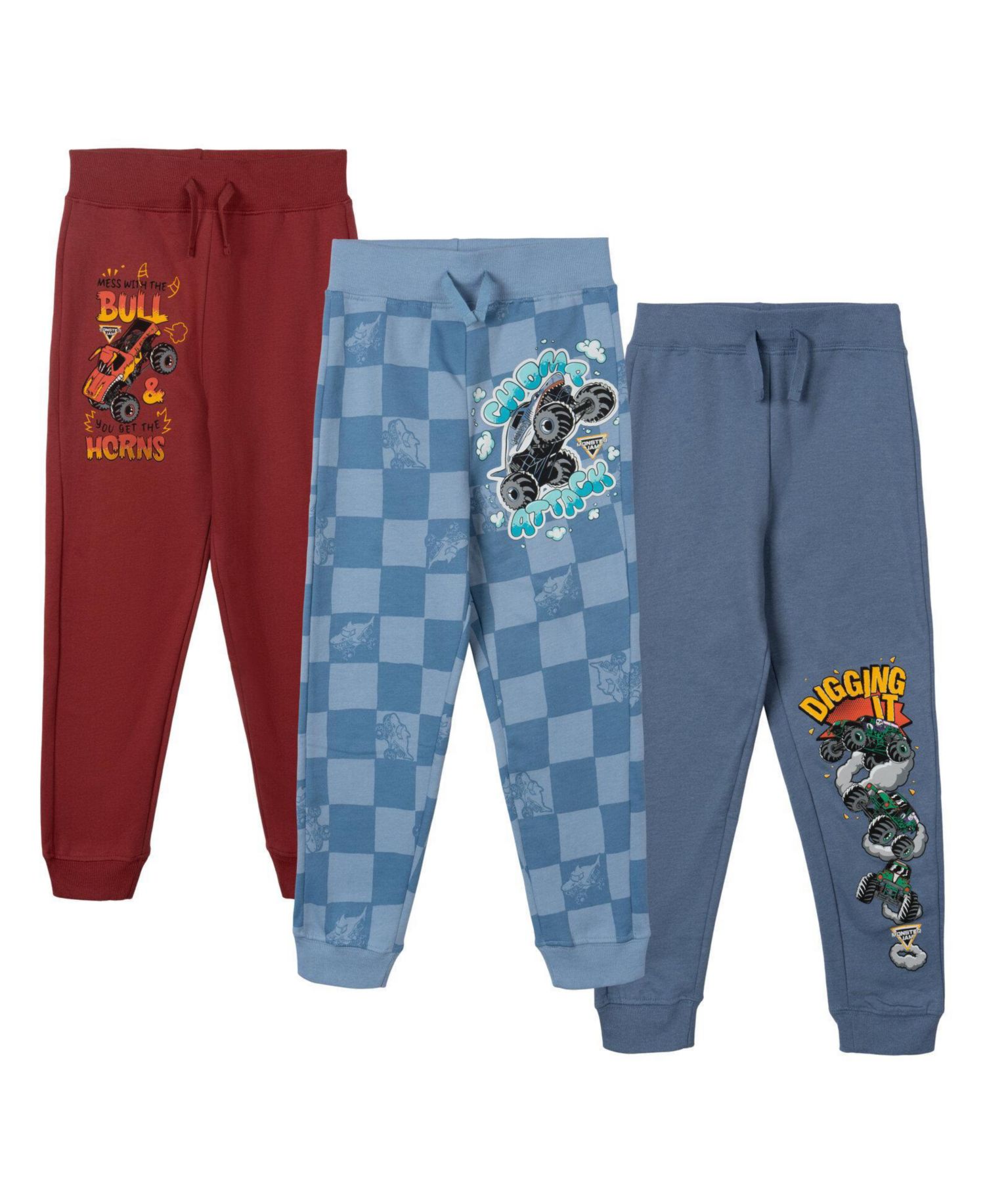 Boys'(5-12) 3-Pack Fleece Jogger Pants