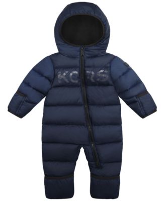 Baby Boys' Logo Fleece Lined Pram Snowsuit