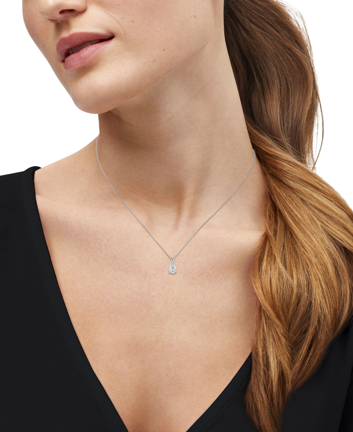 IGI Certified Lab-Grown Diamond Solitaire Pendant Necklace (1 ct. t.w.) in 14k White or Yellow Gold