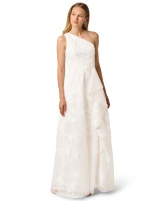 Women's Embroidered Ruffle Gown