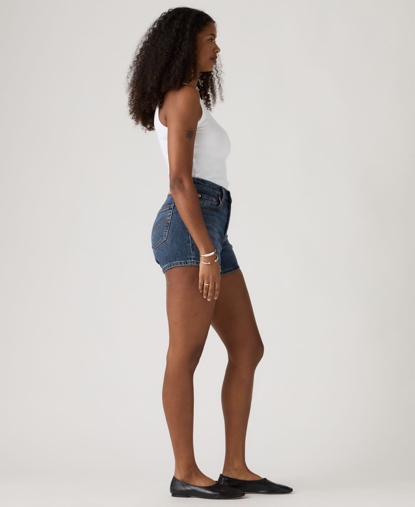 Женские шорты Levi's 501 Curve Denim Shorts, цвет: Believe Not — фото 3