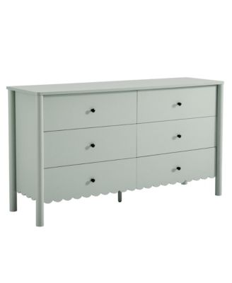 Emmeline Scalloped 6-Drawer Dresser