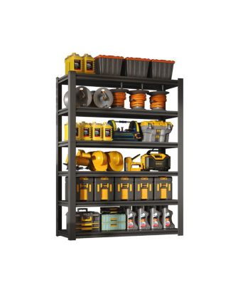 6-Tier Heavy Duty Metal Garage Storage Shelving Unit