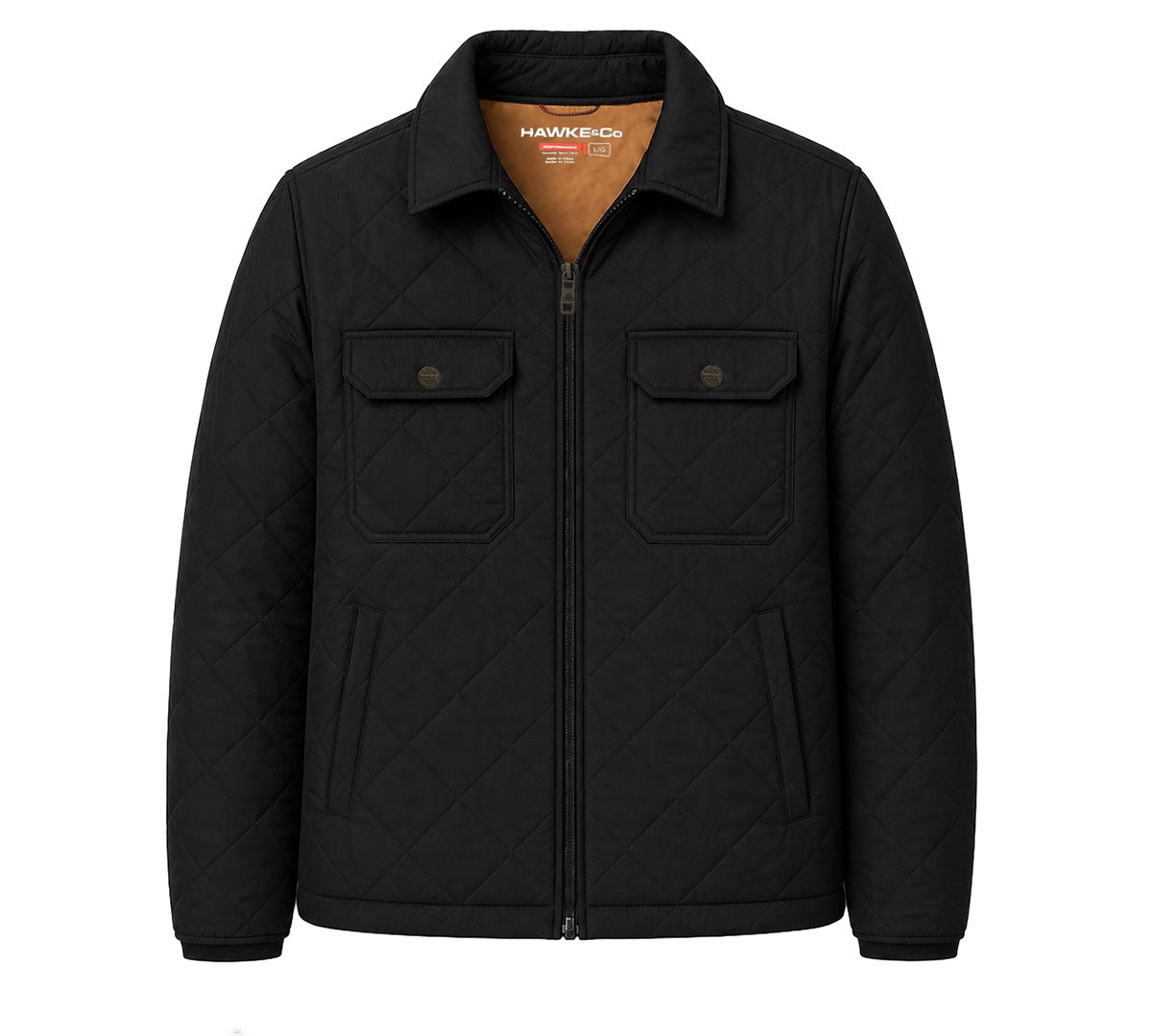 Hawke & Co. Men's Diamond Quilted Heritage Jacket