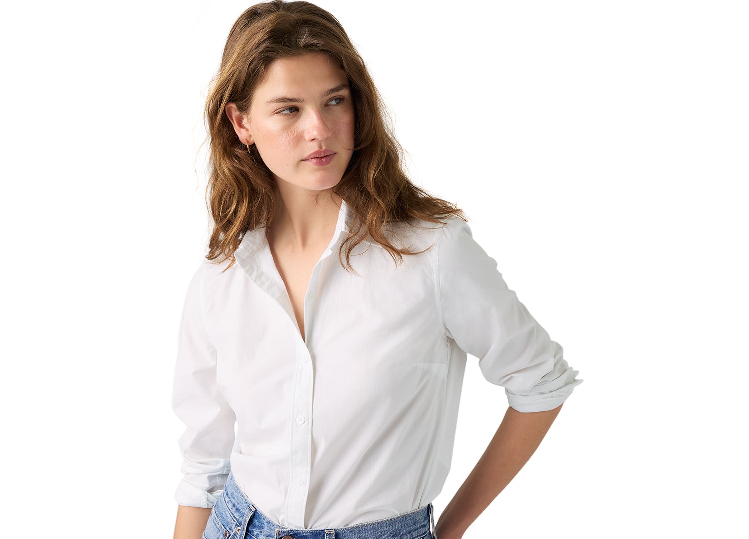 Women's Carlile Classic Poplin Long-Sleeve Shirt