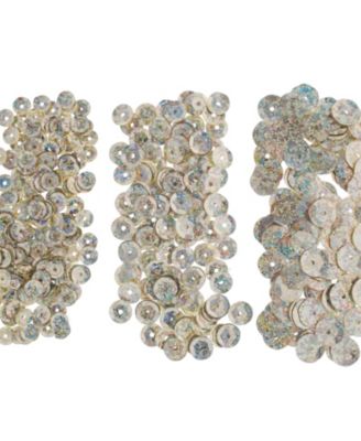 700ct 6/8/10mm Round Plastic Assorted Sequins Hologram Craft Supplies