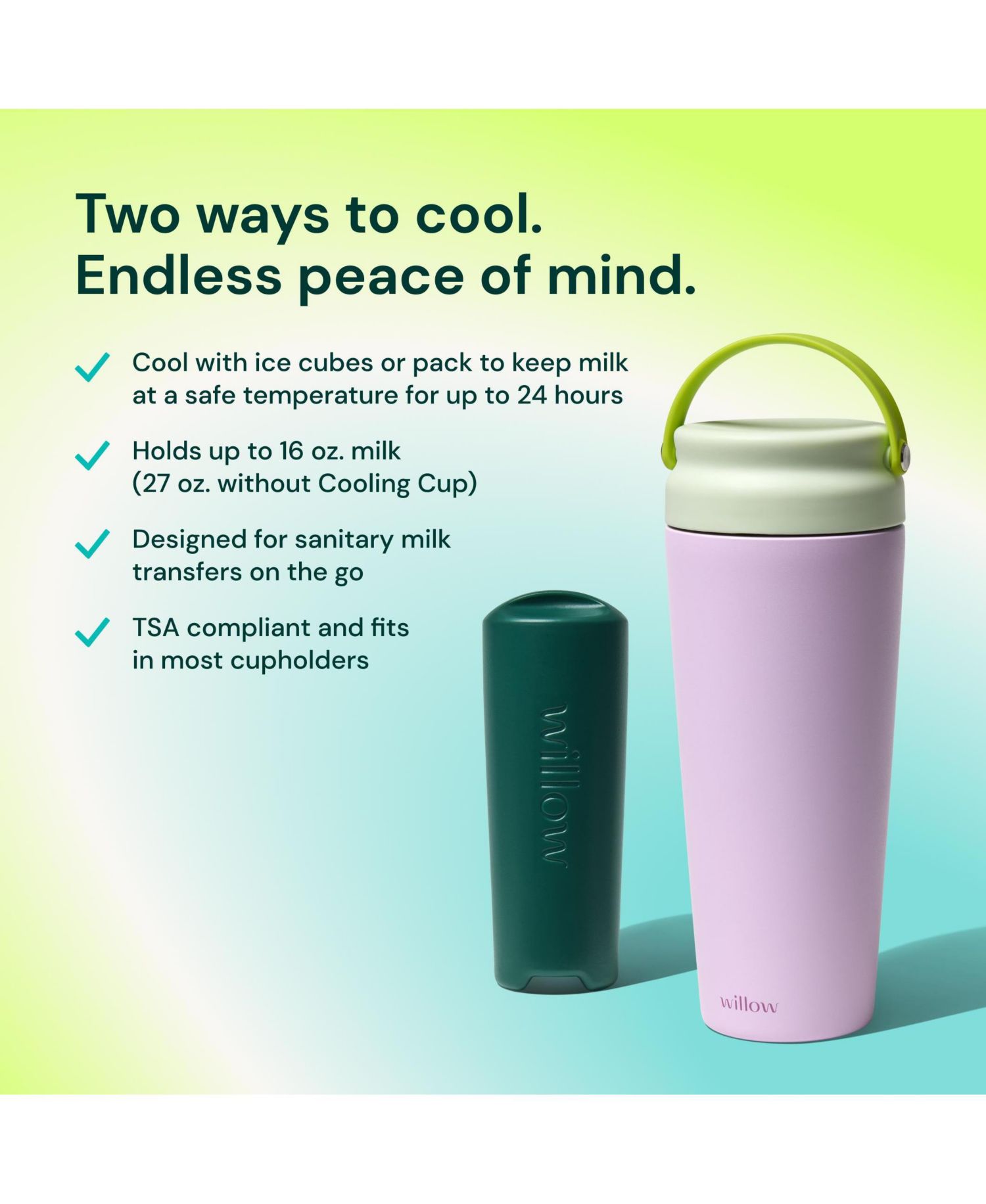 Kids Portable Breast Milk Cooler 16 oz