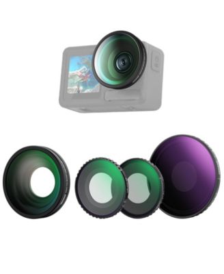 FL-53 Camera Lens Accessory with 4 in, ND8-32, CPL for select DJI Osmo Action models